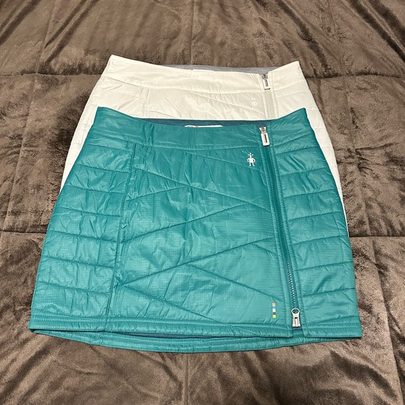 RARE COLORS! 2 SmartWool SmartLoft 120 Skirts - Picture 1 of 16